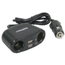 ROADPRO 4%2DWay Socket Splitter Cigarette Lighter