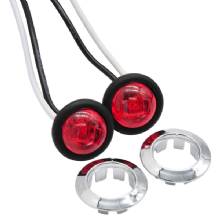 ROADPRO LED 3 and 4 in ROUND CLRANCE and SIDE LITE and R and 2PK