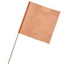 ROADPRO RP 18 in X18 in ORNG MESH FLAG WOODEN
