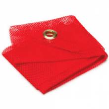 ROADPRO RP 24 in X24 in RED FLAG W and GROMMETS
