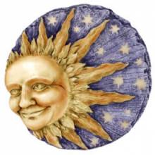 SPOONTIQUES CELESTIAL GLOW STEPPING STONE