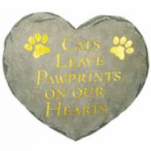 SPOONTIQUES CATS LEAVE PAWPRINTS STEPPING STONE