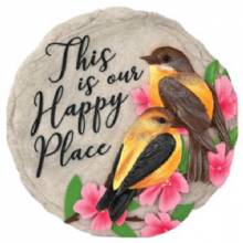 SPOONTIQUES HAPPY PLACE STEPPING STONE