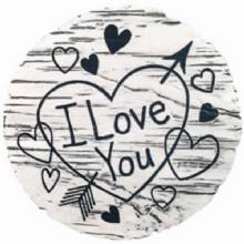 SPOONTIQUES I LOVE YOU STEPPING STONE