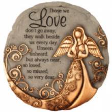 SPOONTIQUES BRONZE ANGEL STEPPING STONE