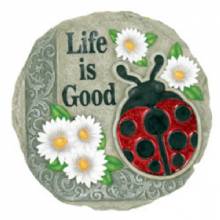 SPOONTIQUES LADYBUG STEPPING STONE