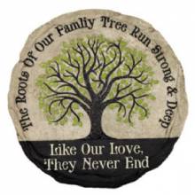 SPOONTIQUES FAMILY TREE STEPPING STONE