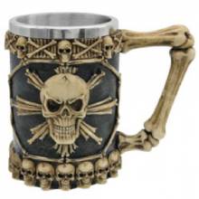 TREASURE COVE Large Skull Mug