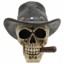 TREASURE COVE Cowboy with Cigar Skull