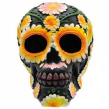 TREASURE COVE Black Day of the Dead Skull 2