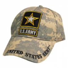 US MILITARY MERCHANDISE CAP ARMY LOGO CAMO