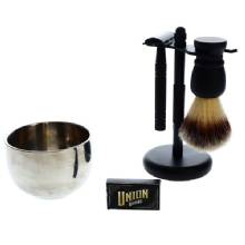 UNION RAZORS Matte Black 6%2DPiece Gift Set