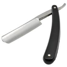 UNION RAZORS Straight Edge Razor Black