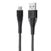 ZEIKOS Built tough micro USB 6 ft cable Black