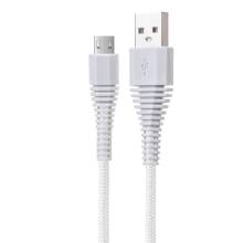 ZEIKOS Built tough micro USB 6 ft cable White