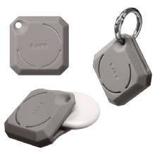 LAUT Huex Gems Air Tag Case Gray