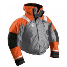 FIRST WATCH AB%2D1100 Flotation Bomber Jacket %2D Orange and Black %2D Small