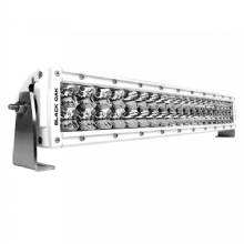 BLACK OAK LED Pro Series Curved Double Row Combo 20 in Light Bar %2D White