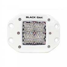 BLACK OAK LED Pro Series 2 in Flush Mounted Diffused Light %2D White