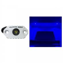 BLACK OAK LED Rock Accent Light %2D Blue %2D White Housing