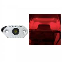 BLACK OAK LED Rock Accent Light %2D Red %2D White Housing