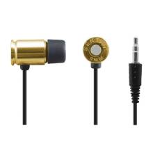 SENTRY BULLET EAR BUDS WITH MIC %2D GOLD