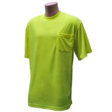 BLACKCANYON NON RATED SS POCKET TEE HIVIS and LIME XL