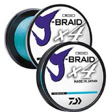 DAIWA J%2DBraid X4 300 Yard Spool 30LB Test %2D Island Blue
