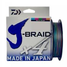 DAIWA J%2DBraid X4 Filler Spool 65lb Multi%2DColor 300 Yds