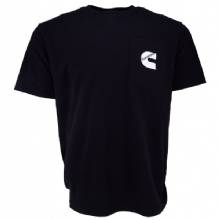 CUMMINS Mens SS Pocket T Shirt Black Small