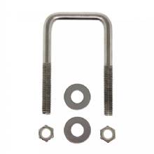CE SMITH Zinc U%2DBolt 7 and 16 in%2D14 X 3%2D1 and 8 in X 3 in w and Washers and Nuts %2D Square
