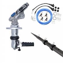 TIGRESS XD Crank Top Mount System %2D 18 ft %2D Carbon Fiber XD Black and Black Outriggers Pro Series Double Rigging Kit