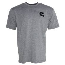 CUMMINS Mens SS T Shirt Gray 4X