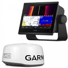 GARMIN GPSMAP 943XSV COMBO GPS and FISHFINDER W and GMR 18XHD