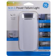 GE Power Failure LED Night Light White