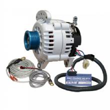 BALMAR Alternator 120 AMP Kit 120V 315 in Dual Foot Saddle J10 Pulley Regulator and Temp Sensor