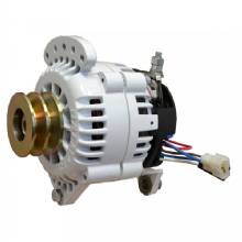 BALMAR Alternator 120 AMP 12V 4 in Dual Foot Saddle Dual Pulley w and Isolated Ground