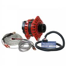 BALMAR Alternator 250 AMP Kit 12V 315 in Dual Foot Saddle Dual Vee Pulley Regulator and Temp Sensor