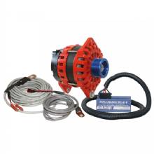 BALMAR Alternator 250 AMP Kit 12V 315 in Dual Foot Saddle J10 Pulley Regulator and Temp Sensor