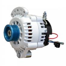 BALMAR Alternator 120 AMP 12V 1%2D2 in Single Foot Spindle Mount J10 Pulley w and Isolated Ground