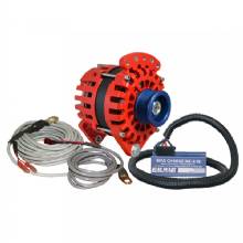 BALMAR Alternator 170 AMP Kit 12V 315 in Dual Foot Saddle J10 Pulley Regulator and Temp Sensor