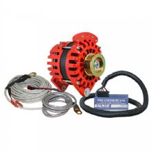 BALMAR Alternator 170 AMP Kit 12V 315 in Dual Foot Saddle K6 Pulley Regulator and Temp Sensor