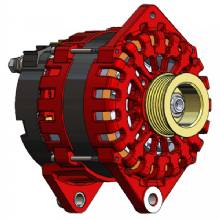BALMAR Alternator 250 AMP 12V 315 in Dual Foot Saddle K6 Pulley