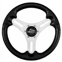 SCHMITT ONGARO Schmitt and Torcello Lite 13 in Wheel %2D Black Polyurethane Wheel w and Silver Spokes and Black Cap%2D 3 and 4 in Tapered Shaft