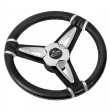 SCHMITT ONGARO Schmitt and PU50 14 in Wheel %2D Chrome Cap and Spoke Inserts %2D Black Spokes %2D 3 and 4 in Tapered Shaft