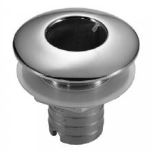 ATTWOOD Stainless Steel Thru%2DHull Short Straight Barbed %2D 1%2D1 and 4 in Inner Diameter