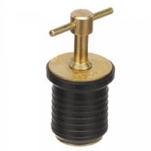 ATTWOOD T%2DHandle Brass Drain Plug %2D 1 in Diameter