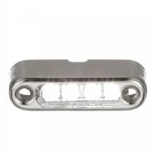 ATTWOOD White LED Micro Light w and Stainless Steel Bezel and Vertical Mount