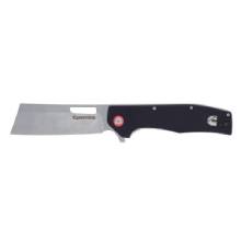 CUMMINS Cleaver Pocket Knife Folding 35%2D inch Blade CMN4723 %2D Folding Knife with Frictionless Ball%2DBearing Pivot for Easy Open Close %2D Black