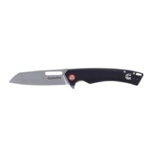 CUMMINS Pocket Knife 35%2D inch Blade CMN4725 Liner Lock Tactical Folding Knife High Carbon Steel Ball%2DBearing Open Close %2D Black